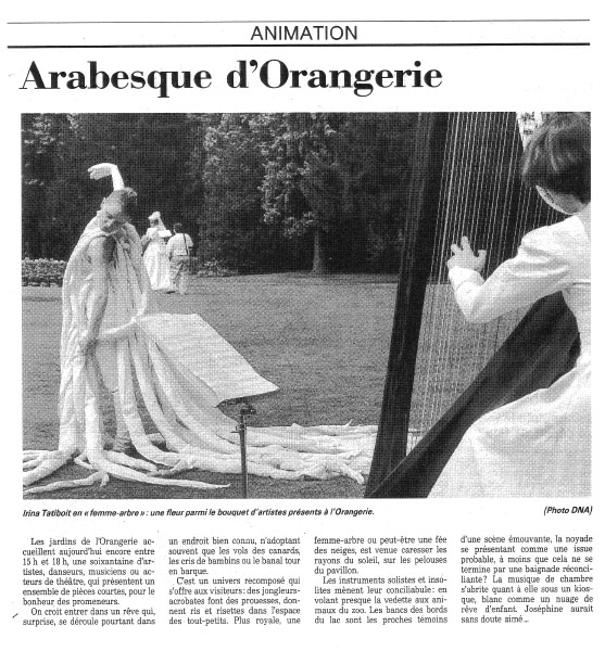 DNA 1992 - Arabesque d'Orangerie