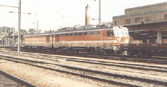 locomotive 8K gare de Belfort