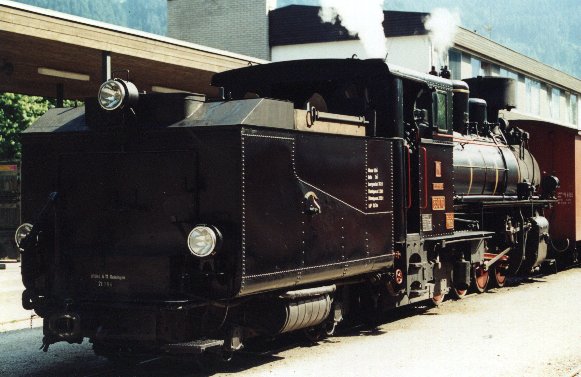 Train vapeur en gare de Mayroffen