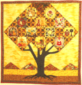 arbre de vie, tissus de patchwork