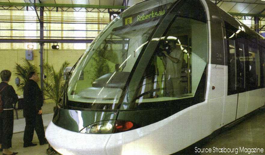 Vue extrieure du Citadis d'Alstom.