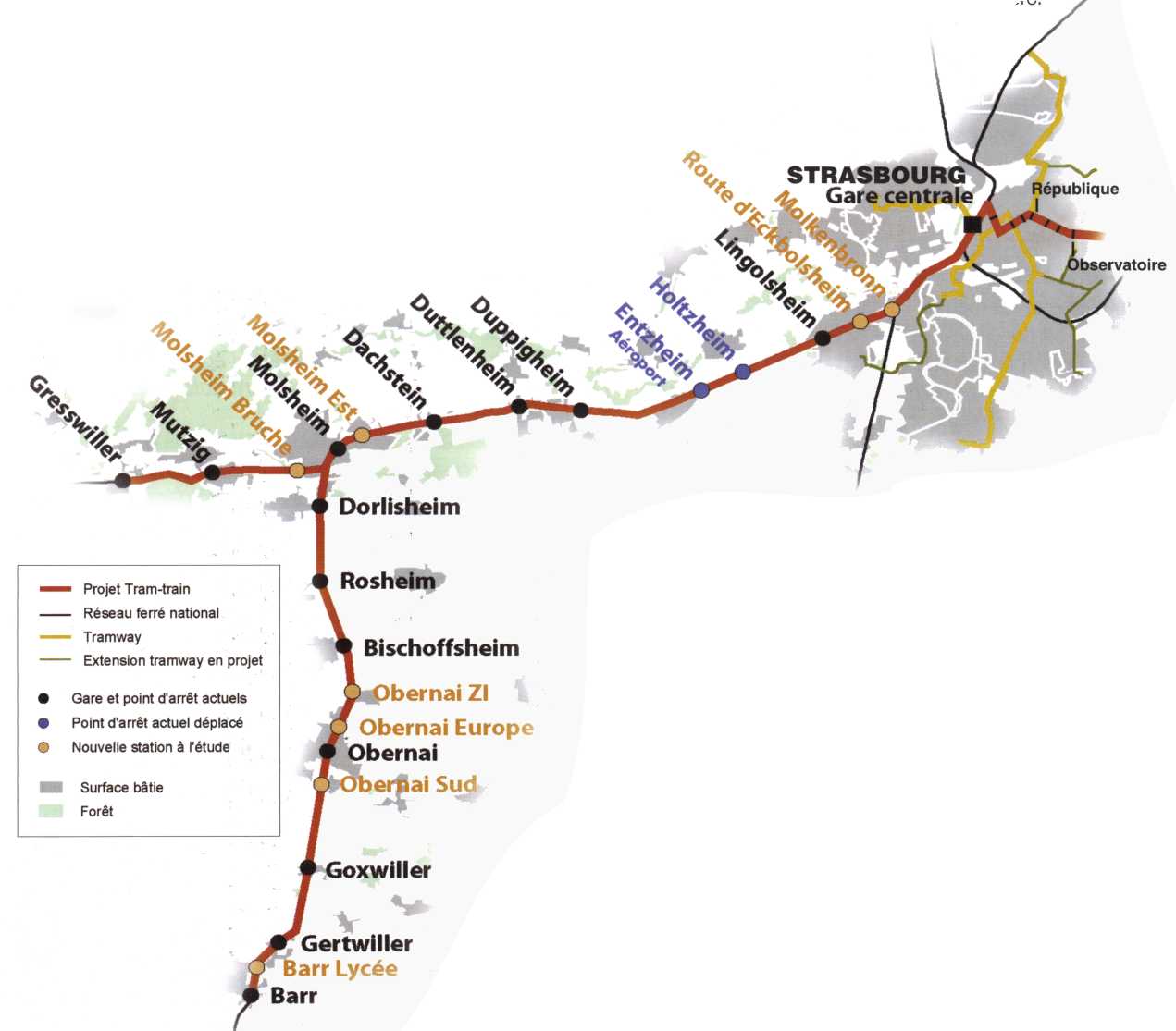Le futur tracé.